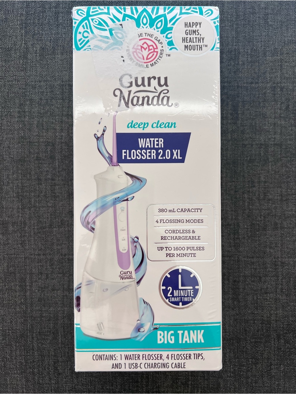 Guru Nanda NWT Deep Clean Water Flosser 2.0 XL  Waterpick New In Box